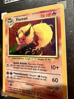 SGC 8 NM-MT Flareon 3/64 No Symbol Holo Rare 1999 Pokemon Jungle - Image 3