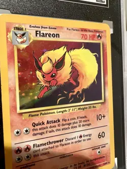 SGC 8 NM-MT Flareon 3/64 No Symbol Holo Rare 1999 Pokemon Jungle - Image 4