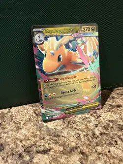 Pokemon Mega Dragonite EX Full Art Holo 152/217 Stage 2 HP 370 Attack 330 - Image 2