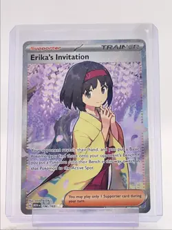 ERIKA'S INVITATION 2023 POKEMON SCARLET & VIOLET 151 ULTRA RARE 196 Q5600 - Image 1