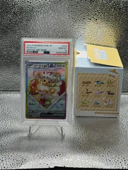 2024 POKEMON JPN SV8A-TERASTAL FEST EX SPECIAL ART RARE #224 EEVEE EX PSA 10 + - Image 3