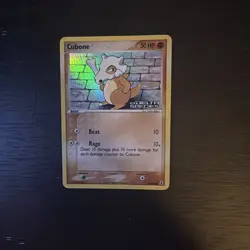 Pokemon TCG 2005 Cubone 60/113 EX Delta Species Reverse Stamped Holo - LP/NM - Image 1