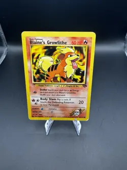 2000 Pokemon Blaine's Growlithe 62/132 - Gym Challenge - [Vintage] - Image 1
