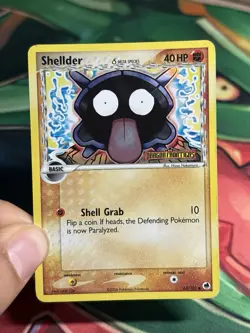 Shellder 63/101 Reverse Holo Pokemon Ex Dragon Frontiers Delta Species Stamped - Image 3