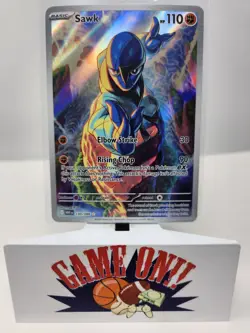 Pokemon Sawk 130/086 White Flare Illustration Rare Full Art sc - Image 1