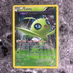 Pokemon TCG Celebi Holo XY93 Black Star Promo LP - Image 1