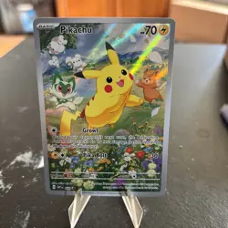 Pokemon Pikachu SVP 027 Scarlet & Violet Paldea Evolved ETB Promo - Image 1