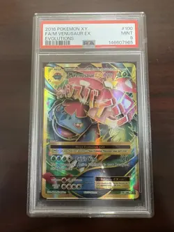 M Venusaur EX 100/108 - PSA 9 - 2016 Pokemon XY Evolutions - Image 1