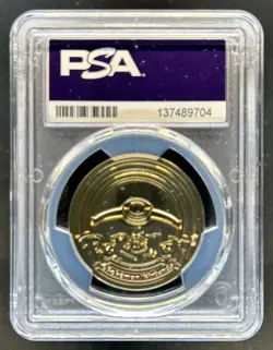 2022 Pokemon Coin Promo Gigantamax Charizard SWSH UPC PSA 8 NM-MT - Image 2