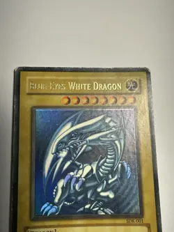 Yugioh! BLUE-EYES WHITE DRAGON SDK-001 1996 TCG A2 - Image 3