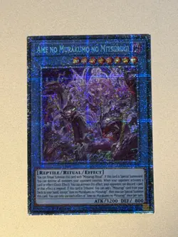 Yugioh Ame no Murakumo no Mitsurugi, L26D-ENM08, Starlight Rare, NM/M! - Image 2