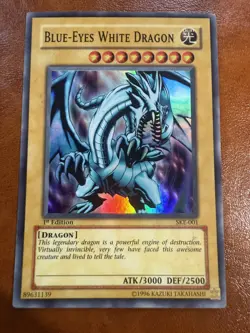 YuGiOh - Blue Eyes White Dragon - SKE-001 - 1st Edition - Holo - Image 1