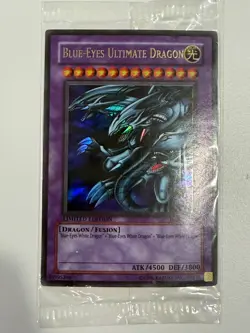 Blue-Eyes Ultimate Dragon Yu-Gi-Oh! JMP-EN005 Holo Limited Edition SEALED MINT - Image 1