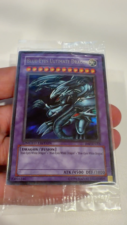Blue-Eyes Ultimate Dragon Yu-Gi-Oh! JMP-EN005 Holo Limited Edition SEALED MINT - Image 2