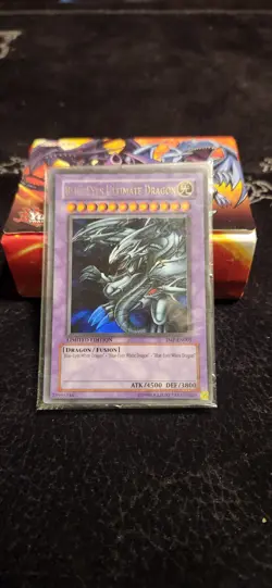 YuGiOh Ultra Rare Blue Eyes Ultimate Dragon JUMP PROMO JMP-EN005 SEALED. Limited - Image 1