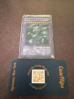 Yugioh Blue-Eyes Ultimate Dragon JMP-EN005 Holo Rare Limited Edition SEALED MINT - Image 1