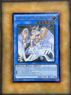 Yugioh Saffira, Queen of Dragons DUEA-EN050 Ultimate Rare NM - Image 1
