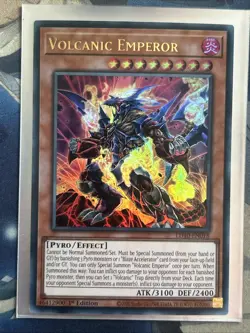 Volcanic Emperor Ultra Rare LD10-EN018 MINT 1st Ed Yu-Gi-Oh! - Image 1