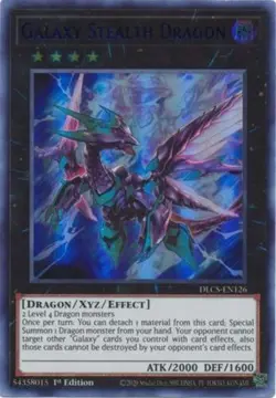 Galaxy Stealth Dragon (Blue) - DLCS-EN126 - Ultra Rare - 1st Edition - Lightly P - Image 1