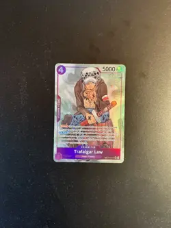 Trafalgar Law OP07 One Piece TCG ST10-010 Treasure Rare NM - Image 1