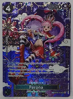 *Gem-Mint* PERONA - OP06-093 (SP) The Azure Sea's Seven Foil !!! ENGLISH - Image 2