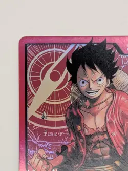 One Piece TCG MONKEY.D. LUFFY ENGLISH PRE-ERRATA FOIL LEADER ST01-001 EN *LP* - Image 5