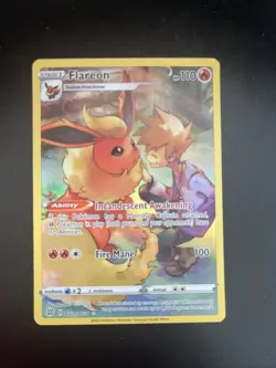 Flareon TG01/TG30 Brilliant Stars Trainer Gallery Holo Ultra Rare Pokemon Card - Image 1