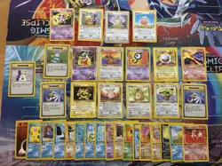 Vintage Pokemon Card Lot WOTC Cards First Edition Etc Dragonite Growlith - Image 1
