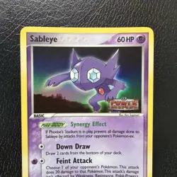 Sableye 22/108 Rare Reverse Holo Stamped Power Keepers Pokemon Card LP - Image 2