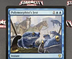 MTG Polymorphist's Jest- DAMAGED -Commander 2017 Magic the Gathering Card #090 - Image 3