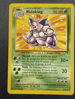 Pokemon TCG Nidoking Card 31/110 Legendary Collection Regular Card - Image 1