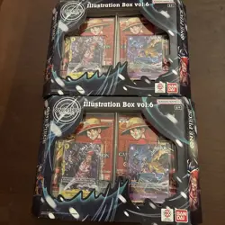 One Piece Card Game Illustration Box Vol. 6 - Brand New Factory Sealed Lot of 2 - Image 1