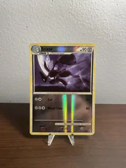 Pokemon TCG Scizor Undaunted Holo Rare Card 7/90 Reverse Holo - Image 1