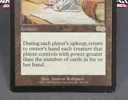 MTG Noetic Scales- DAMAGED -Urza's Saga Magic the Gathering Card #304 - Image 4