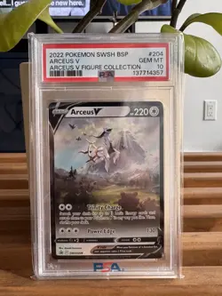 Arceus V SWSH204 SWSH: Sword & Shield Promo Cards Holo PSA 10 🔥 - Image 1