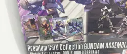 Premium Card Collection GUNDAM ASSEMBLE Set Mobile Suit Gundam IRON-BLOODED + Pm - Image 3