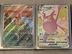 Pokemon Jumbo Card Binder Lot 60+ V EX VMAX Full Art IR Shiny etc DUPLICATES - Image 2