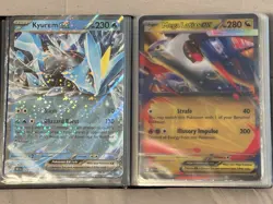 Pokemon Jumbo Card Binder Lot 60+ V EX VMAX Full Art IR Shiny etc DUPLICATES - Image 4