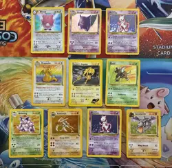 Vintage Pokemon Card Lot WOTC Holo Fire Dragonite Zapdos Gengar Blissey - Image 1