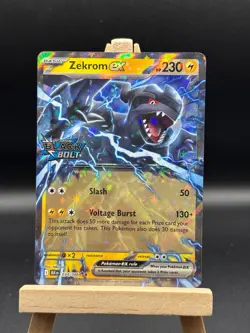 Pokemon Zekrom ex (Black Bolt Stamped) Double Rare Promo Cards &034/086 NM 034/0 - Image 1