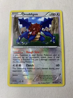 Druddigon Reverse Holo Rare Noble Victories Set 89/101 Pokemon Card (2011) - Image 1