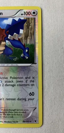 Druddigon Reverse Holo Rare Noble Victories Set 89/101 Pokemon Card (2011) - Image 2