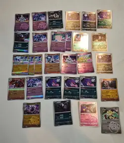 Pokemon Gem Pack Stamped & Master Ball Holo Card Lot x29 gengar umbreon JM64 - Image 1