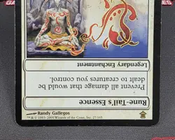 MTG Rune-Tail, Kitsune Ascendant- DAMAGED -Saviors of Kamigawa Magic Card #027 - Image 4