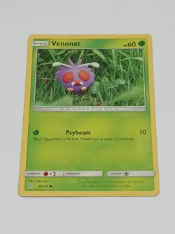 Venonat 10/214 Common SM - Unbroken Bonds Yuka Morii Pokemon Card - Image 1
