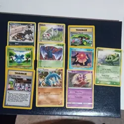 Tomokazu Komiya lot of 10 pokemon cards Vintage, Modern, Mid era - Image 1