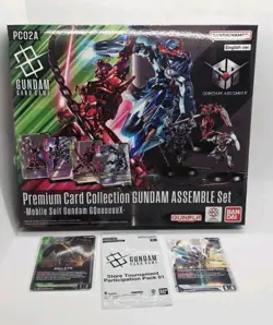 Premium Card Collection GUNDAM ASSEMBLE Set -Mobile Suit Gundam GQuuuuuuX + PR - Image 1
