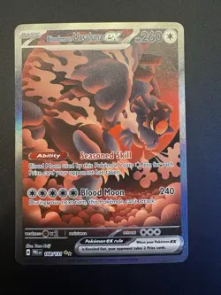 Bloodmoon Ursaluna EX 168/131 Prismatic Evolutions Pokemon Card - Image 1
