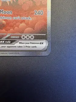 Bloodmoon Ursaluna EX 168/131 Prismatic Evolutions Pokemon Card - Image 4