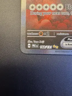 Bloodmoon Ursaluna EX 168/131 Prismatic Evolutions Pokemon Card - Image 5